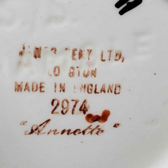 James Kent Annette Pitcher Pink Flowers Berries Vintage - Picture 7 of 8